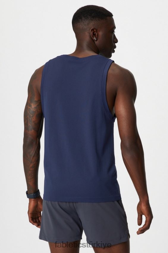 tr Fabletics erkekler eğitim günü tankı lacivert oval 40R06B3388