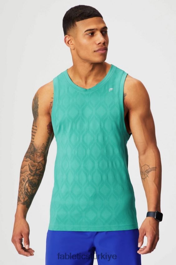 tr Fabletics erkekler eğitim günü tankı miami yeşil şato 40R06B3391