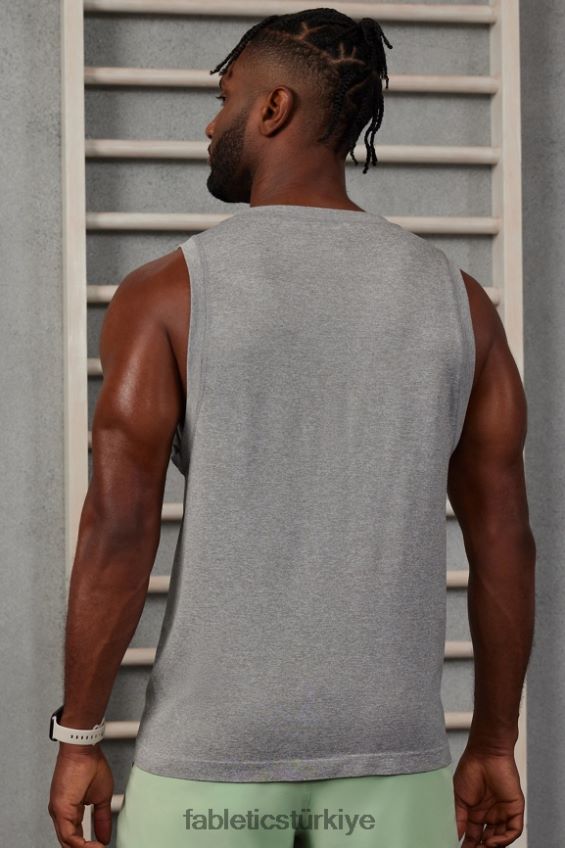 tr Fabletics erkekler eğitim günü tankı orta gri htr 40R06B3393
