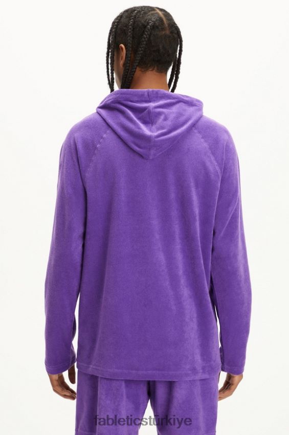 tr Fabletics erkekler ada havlu kumaşı kapşonlu erik royale 40R06B3728