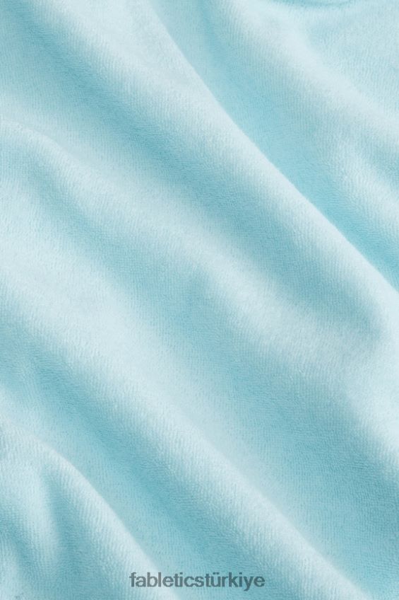 tr Fabletics erkekler ada havlu kumaşı kapşonlu İskandinav mavisi 40R06B3727