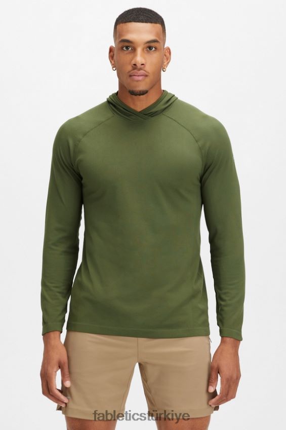 tr Fabletics erkekler eğitim günü kapşonlu koyu yosun 40R06B3624