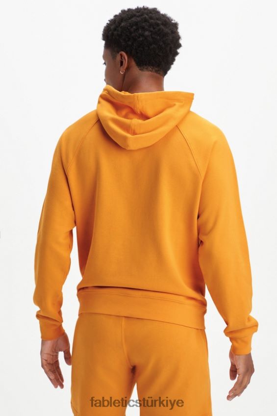 tr Fabletics erkekler hafif go-to kapüşonlu altın hardal 40R06B3664