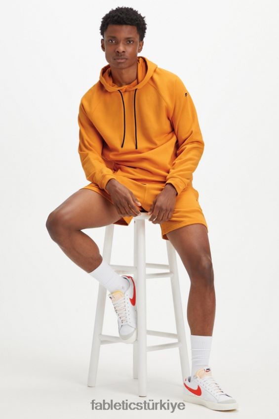 tr Fabletics erkekler hafif go-to kapüşonlu altın hardal 40R06B3664