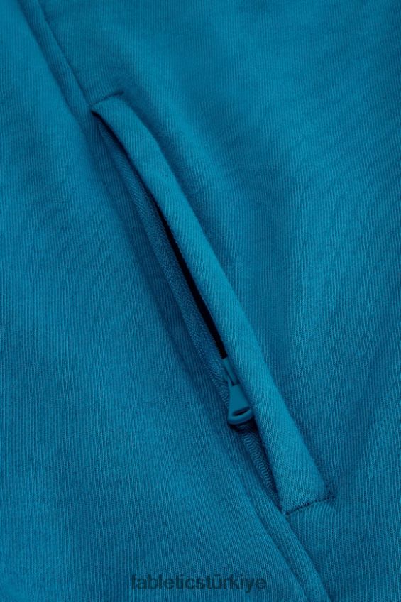 tr Fabletics erkekler hafif go-to kapüşonlu deniz mavisi 40R06B3663