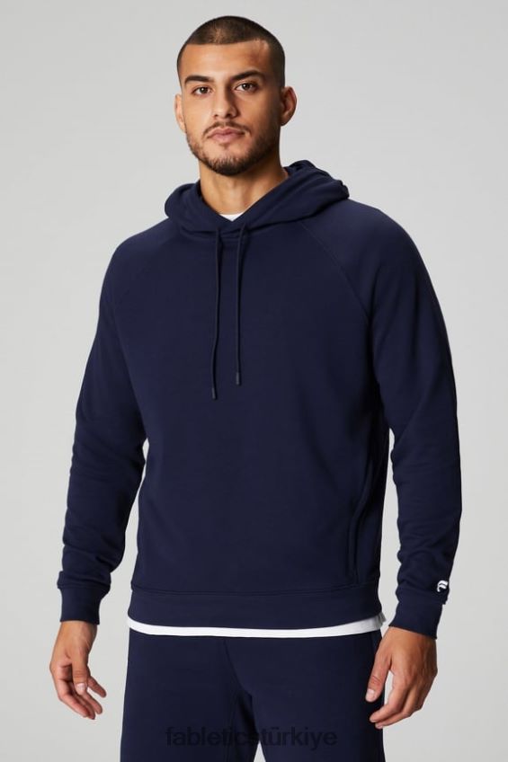 tr Fabletics erkekler hafif go-to kapüşonlu derin donanma 40R06B3652