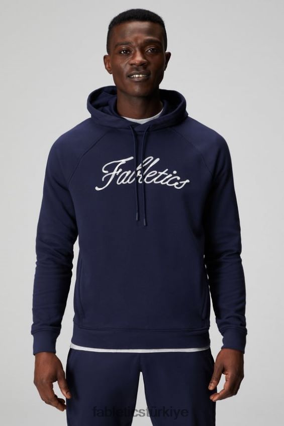 tr Fabletics erkekler hafif go-to kapüşonlu derin donanma zinciri 40R06B3654