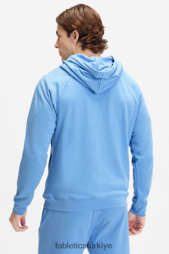 tr Fabletics erkekler hafif go-to kapüşonlu sörf mavisi 40R06B3659