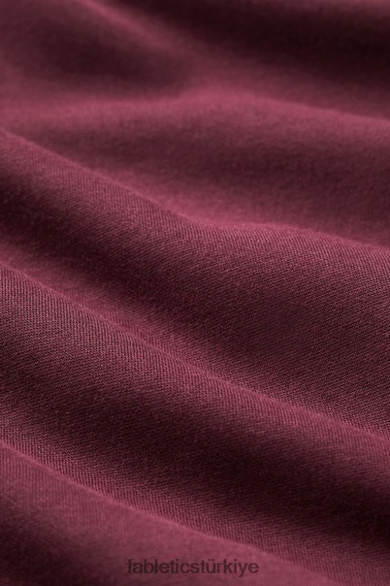 tr Fabletics erkekler oyun sonrası kapşonlu merlot parlak hızlı logo 40R06B3725