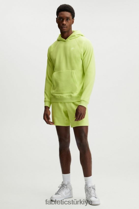 tr Fabletics erkekler oyun sonrası kapşonlu solmuş kireç 40R06B3724