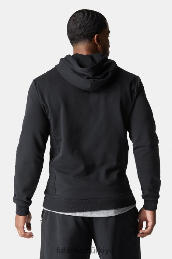 tr Fabletics erkekler saha kenarı kapşonlu siyah 40R06B3730