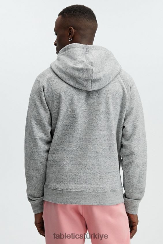 tr Fabletics erkekler tam boy fermuarlı kapüşonlu orta gri htr 40R06B3709
