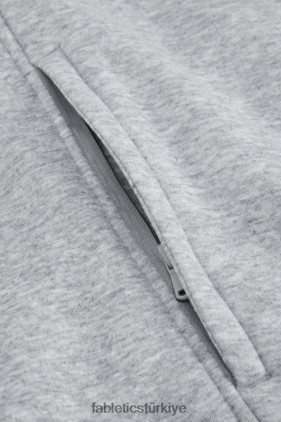 tr Fabletics erkekler vazgeçilmez kapüşonlu 190 klasik gri melanj/kemik 40R06B3675