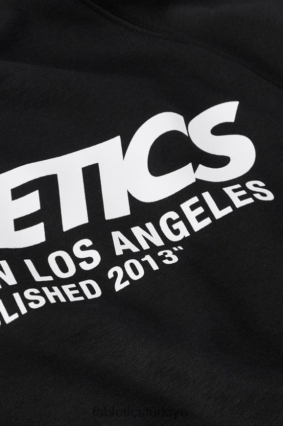 tr Fabletics erkekler vazgeçilmez kapüşonlu 190 siyah la 40R06B3674