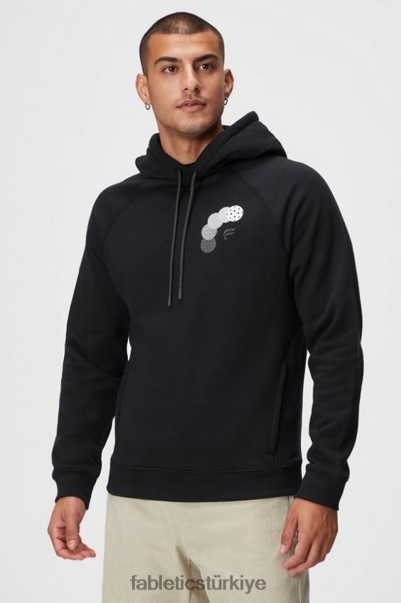 tr Fabletics erkekler vazgeçilmez kapüşonlu 191 siyah pb yuvarlak 40R06B3677