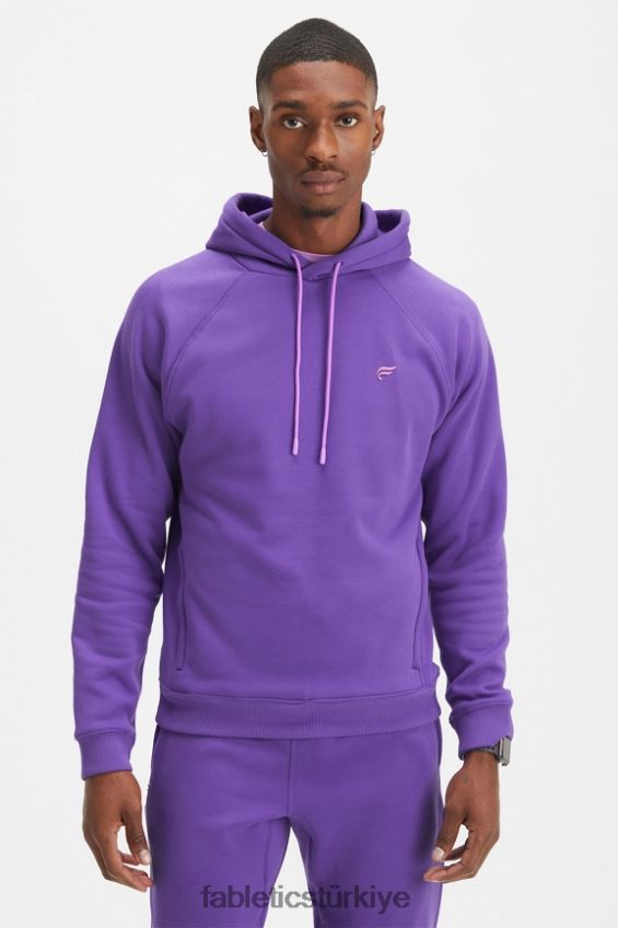 tr Fabletics erkekler vazgeçilmez kapüşonlu 192 donyağı mor 40R06B3682