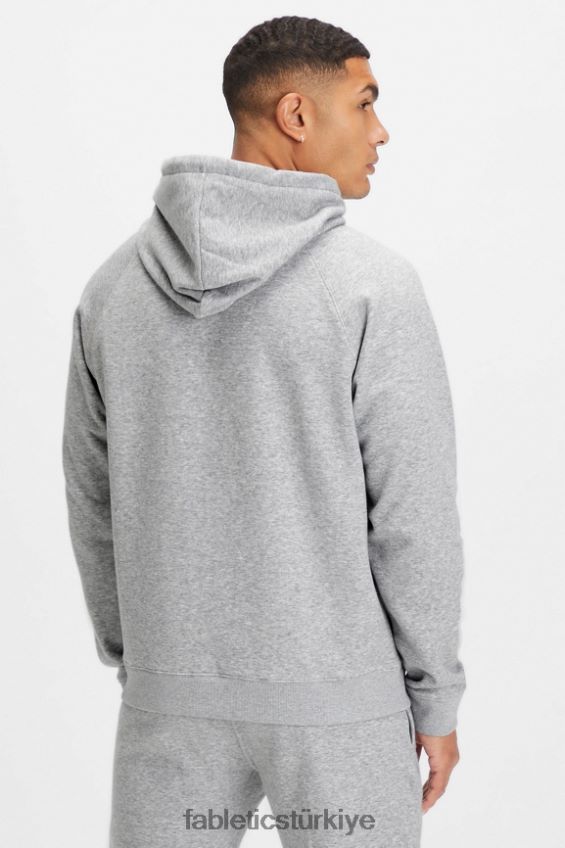 tr Fabletics erkekler vazgeçilmez kapüşonlu 192 klasik gri melanj 40R06B3685