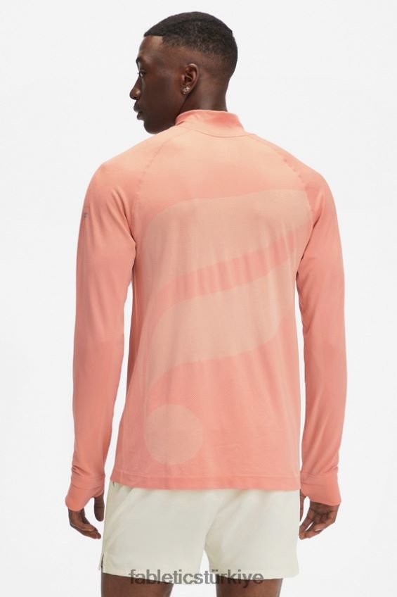 tr Fabletics erkekler eğitim günü 1/4 zip Toskana kili patladı 40R06B3600