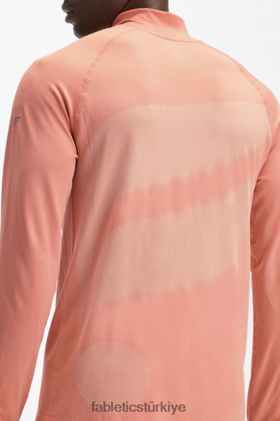 tr Fabletics erkekler eğitim günü 1/4 zip Toskana kili patladı 40R06B3600