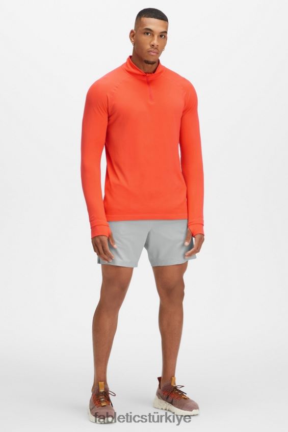 tr Fabletics erkekler eğitim günü 1/4 zip parlak alev 40R06B3596
