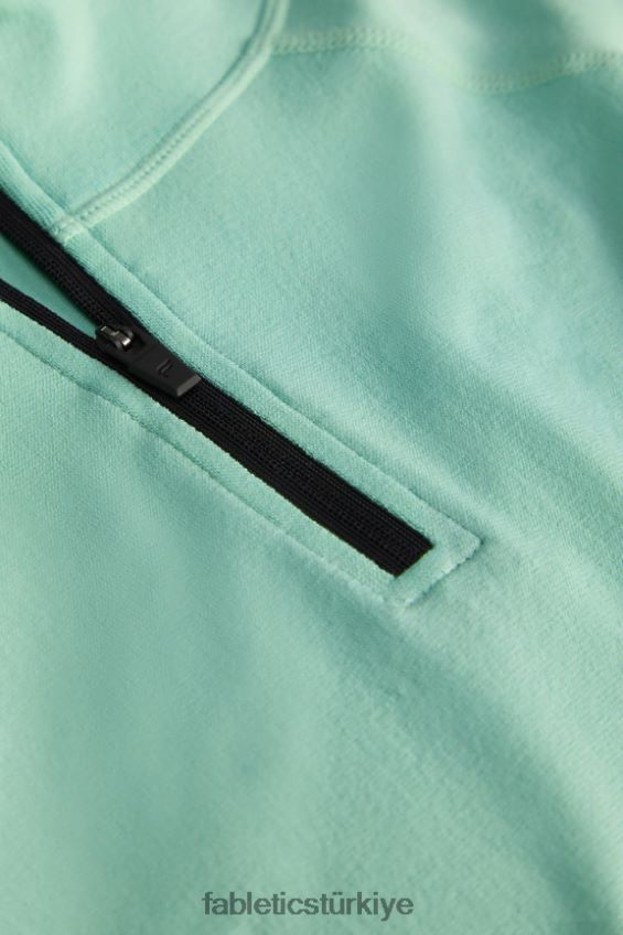 tr Fabletics erkekler eğitim günü 1/4 zip taze nane 40R06B3598