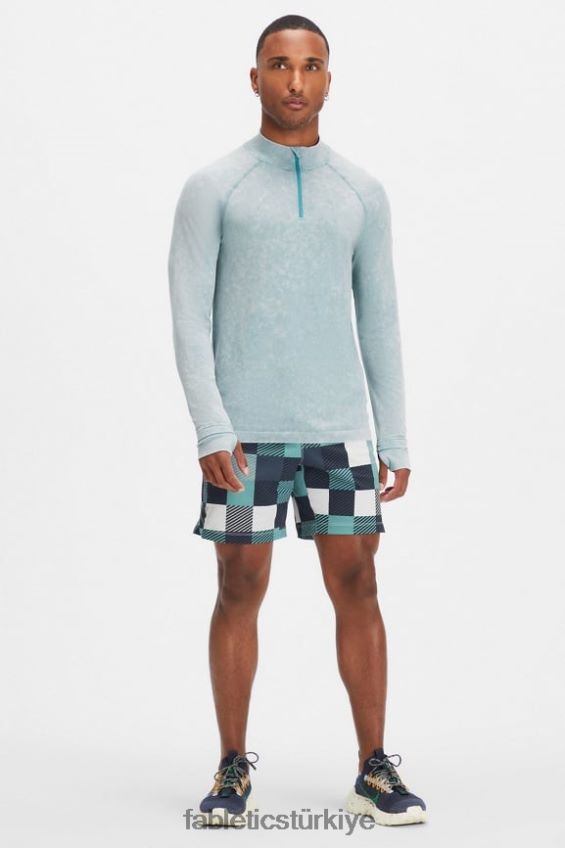 tr Fabletics erkekler eğitim günü 1/4 zip yıkanmış kutup dalgası 40R06B3594