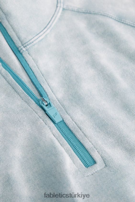 tr Fabletics erkekler eğitim günü 1/4 zip yıkanmış kutup dalgası 40R06B3594