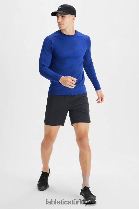 tr Fabletics erkekler eğitim günü uzun kollu tişört fransız mavi soyut f 40R06B3565