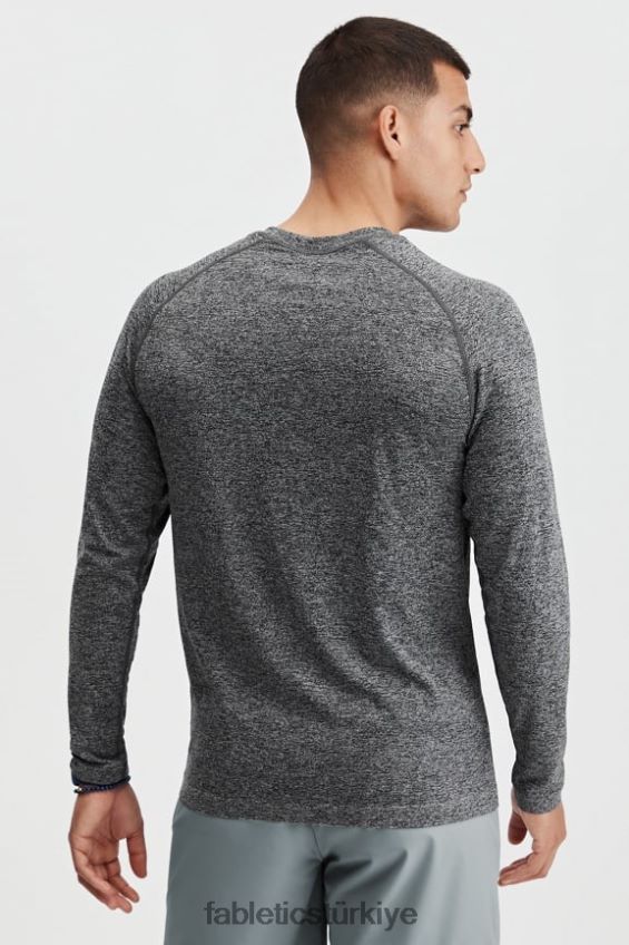 tr Fabletics erkekler eğitim günü uzun kollu tişört koyu gri 40R06B3561