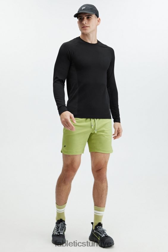 tr Fabletics erkekler eğitim günü uzun kollu tişört siyah 40R06B3560