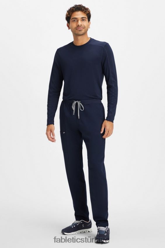 tr Fabletics erkekler günlük uzun kollu iç çamaşır Donanma 40R06B3588