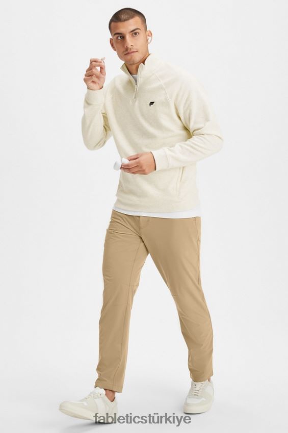 tr Fabletics erkekler go-to 1/4 zip 187 kemik funda 40R06B3605