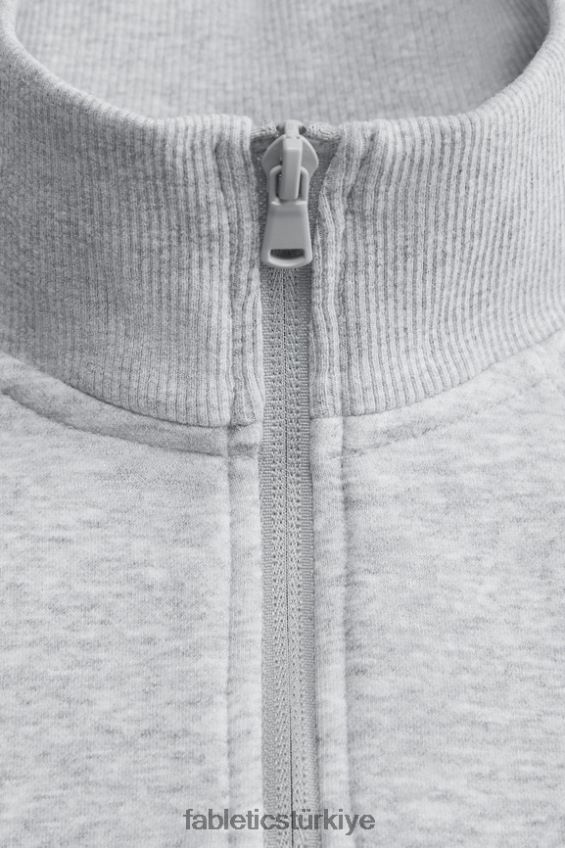 tr Fabletics erkekler go-to 1/4 zip 187 klasik gri melanj 40R06B3606
