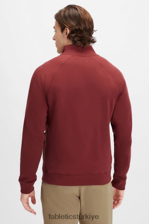 tr Fabletics erkekler go-to 1/4 zip 189 öküz kanı 40R06B3619