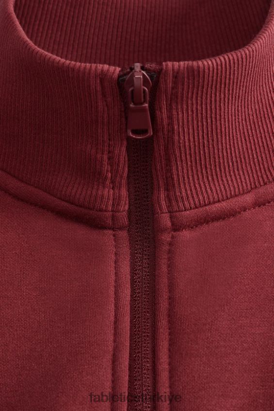tr Fabletics erkekler go-to 1/4 zip 189 öküz kanı 40R06B3619