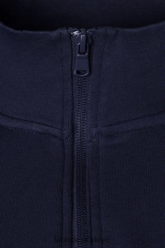 tr Fabletics erkekler hafif go-to 1/4 fermuar derin donanma 40R06B3575