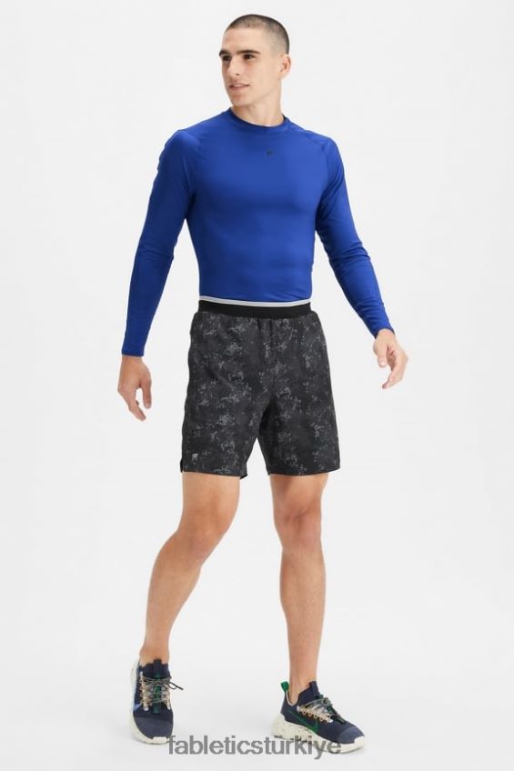 tr Fabletics erkekler taban katmanı tee\'dir fransız mavisi 40R06B3620