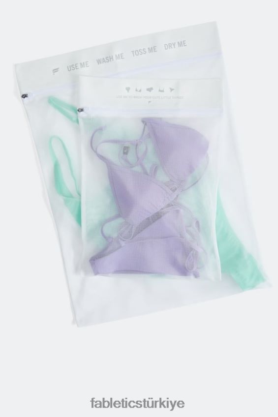 tr Fabletics kadınlar 2'li hassas çamaşır torbası beyaz 40R06B2926