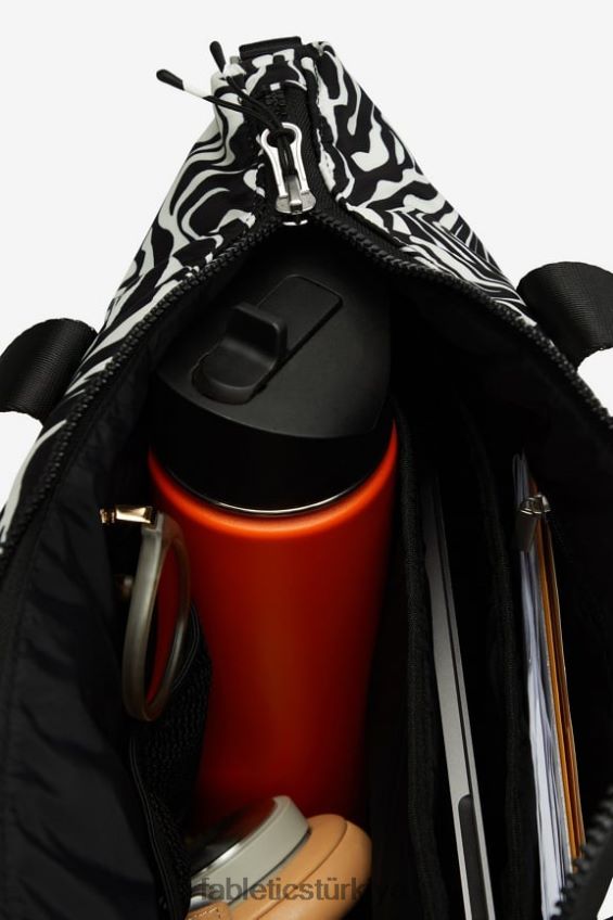 tr Fabletics kadınlar günlük çanta mini mermer zebra 40R06B2913