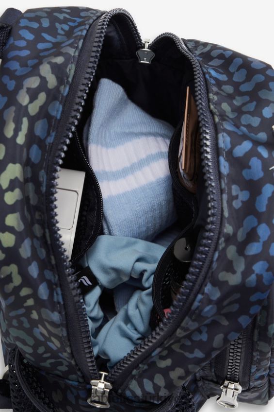 tr Fabletics kadınlar mini spor sırt çantası ısı haritası leopar/derin donanma 40R06B2921