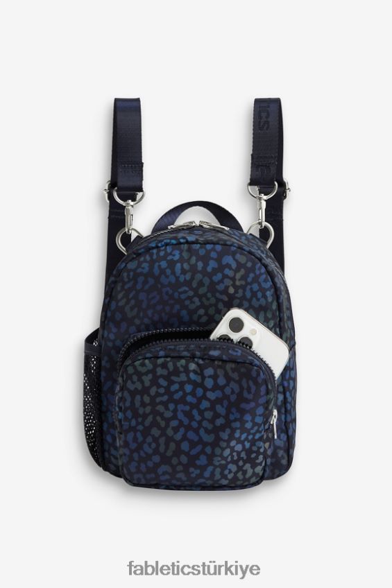 tr Fabletics kadınlar mini spor sırt çantası ısı haritası leopar/derin donanma 40R06B2921