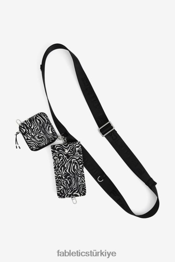 tr Fabletics kadınlar modüler çapraz askı mini mermer zebra 40R06B2923