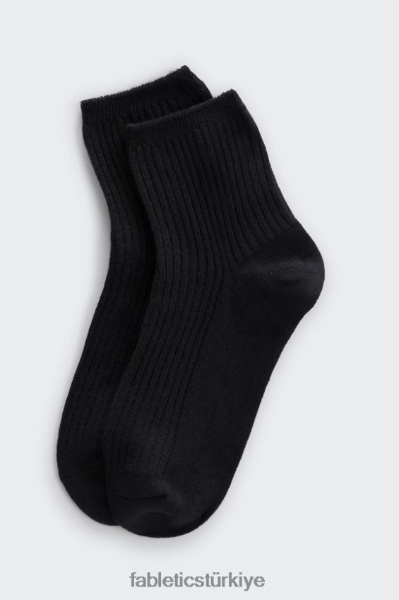 tr Fabletics kadınlar 3\'lü bulut dikişsiz çorap 4\" ak balıkçıl/kiraz/siyah 40R06B3000