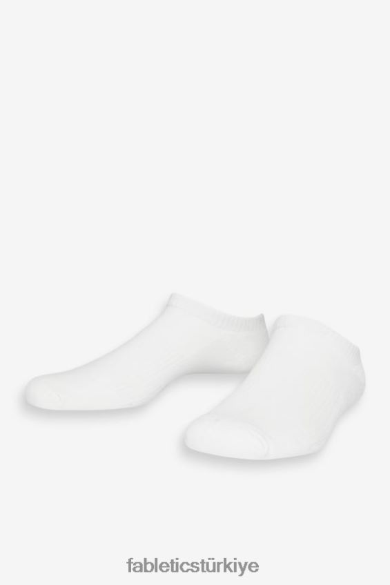 tr Fabletics kadınlar günlük ayak bileği çorabı klasik beyaz 40R06B2975