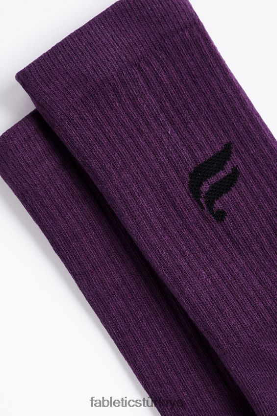 tr Fabletics kadınlar günlük mürettebat çorabı sıcak şarap 40R06B2970