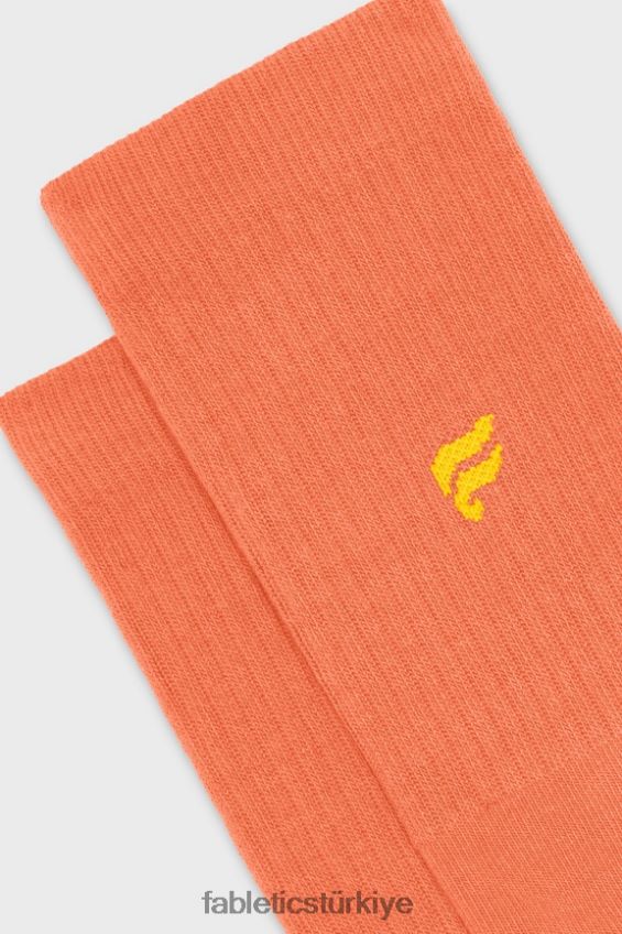 tr Fabletics kadınlar günlük mürettebat çorabı tutku portakalı 40R06B2965