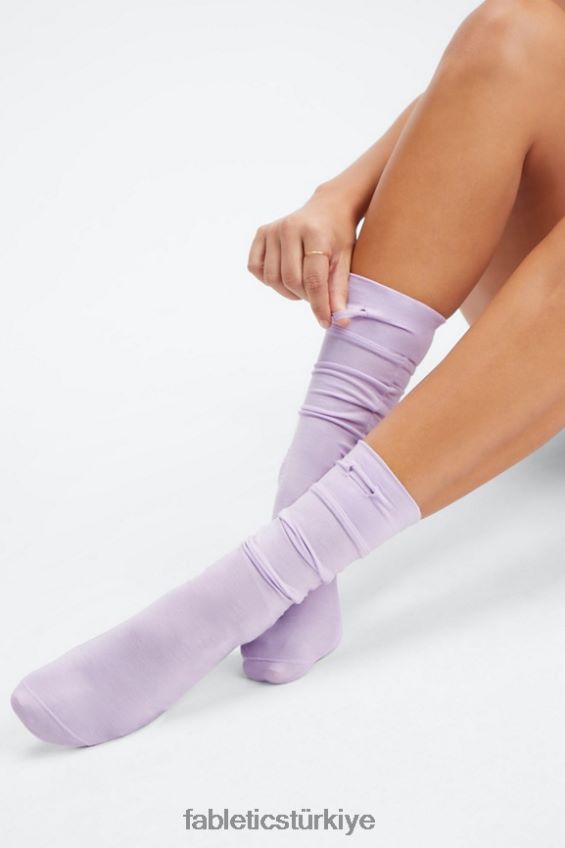 tr Fabletics kadınlar geri örgü çorap 9\'\' gök moru funda 40R06B2990