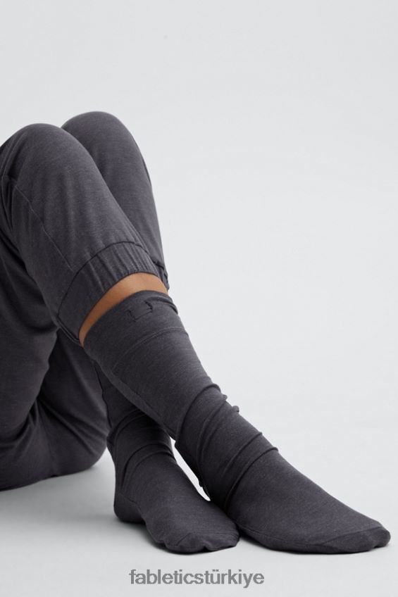 tr Fabletics kadınlar geri örgü çorap 9\'\' kalaylı 40R06B2992