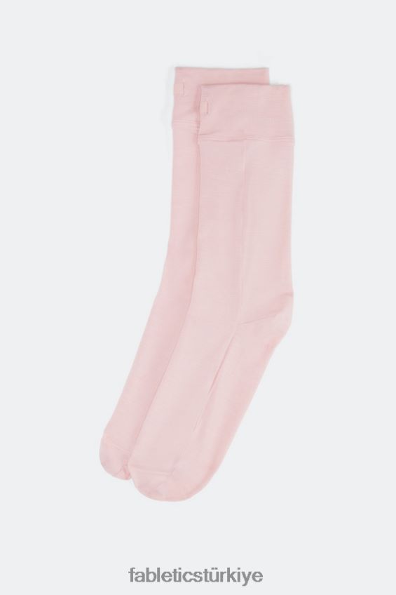 tr Fabletics kadınlar geri örgü çorap 9'' pembe toz funda 40R06B2989