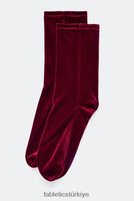 tr Fabletics kadınlar kadife çorap kiraz patlaması 40R06B3003